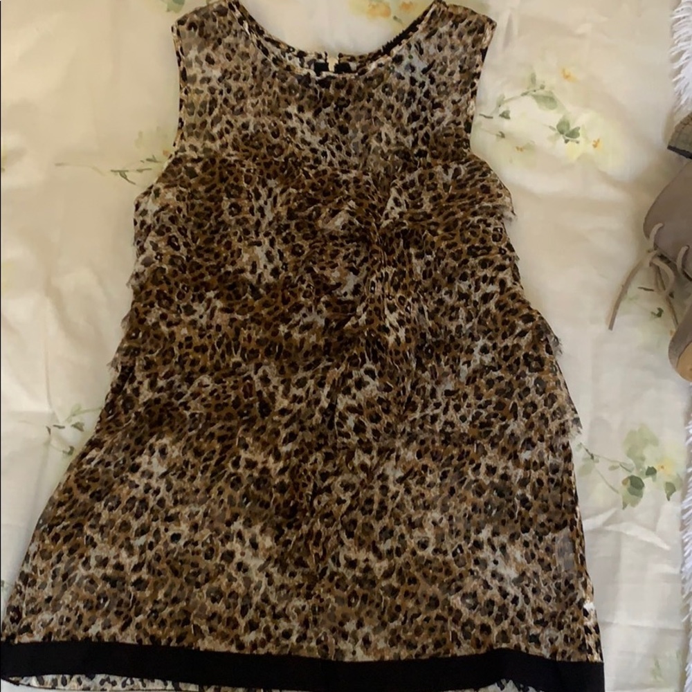 Poleci leopard print top